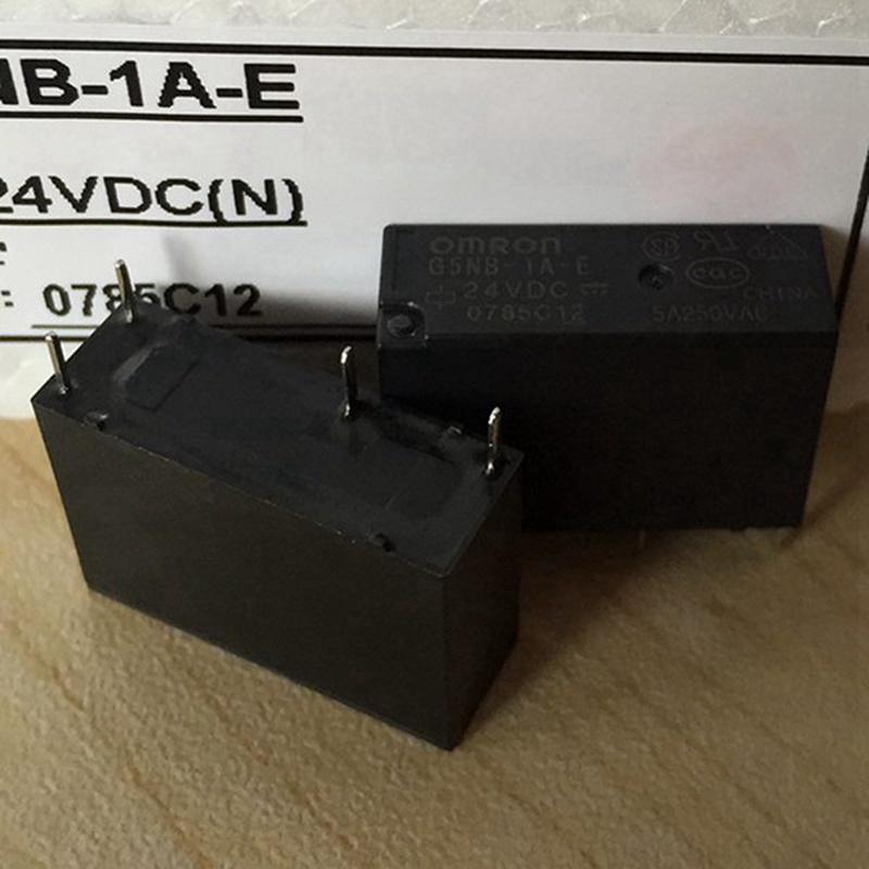 Set 5 Rơ Le Thay Thế G5NB-1A 05VDC 12VDC 24VDC 24V 4-Pin 3A Mini G5NB G5NB-1A-E AC DIP4