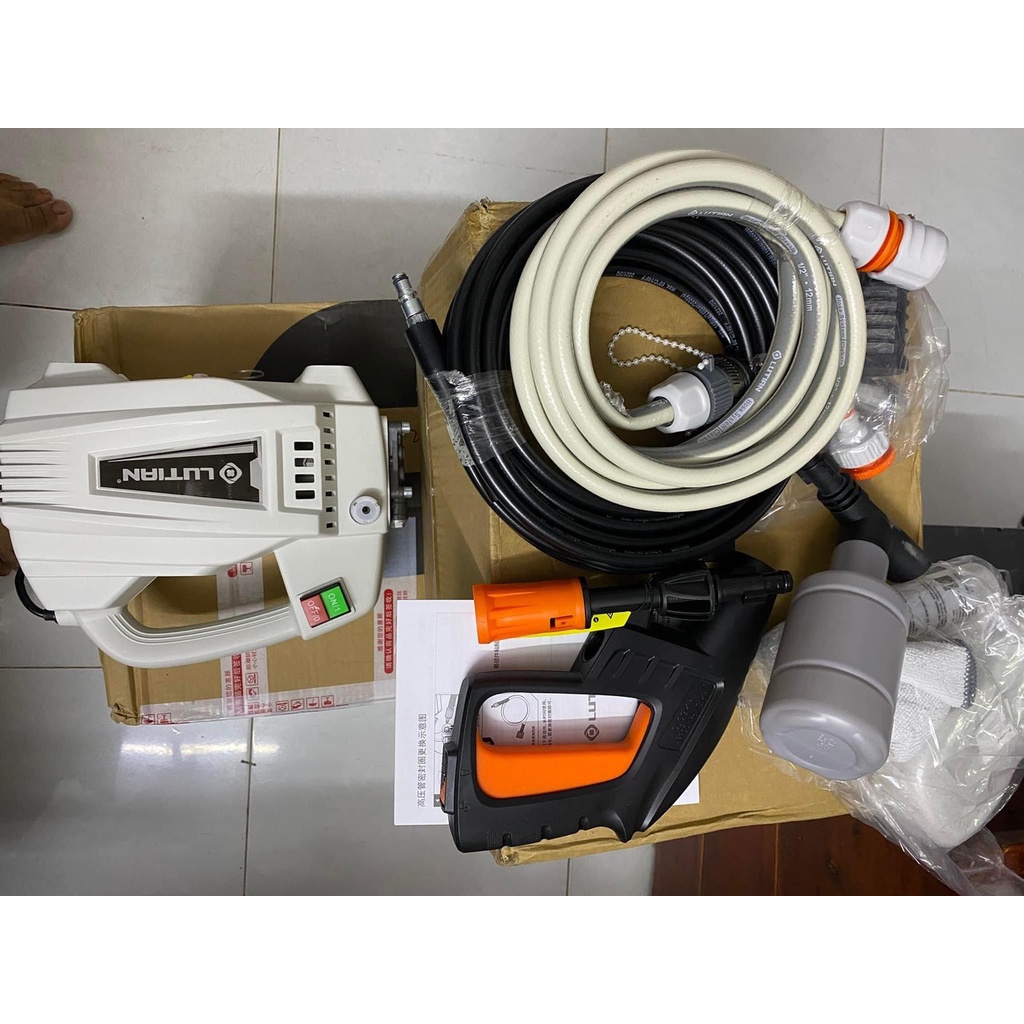 MÁY RỬA XE CAO ÁP 130 BAR LUTIAN CHÍNH HÃNG