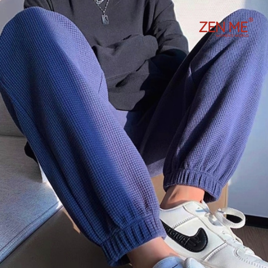 Quần Jogger Nữ Chất Liệu Vải Tổ Ong Siêu Mềm Mại Phong Cách Ulzzang JG04, Zen Me Women's World