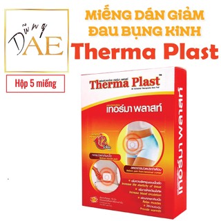 Miếng Dán Hỗ Trợ Giảm Đau Bụng Kinh Therma Plast Air Activated Therapeutic Heat Pad Thái Lan - Hộp 5 Miếng