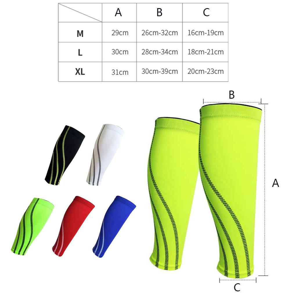 1 Đôi Vớ Nén Bắp Chân Dùng Khi Chơi Bóng Rổ, Chạy Bộ, Đạp Xe Cho Nam Và Nữ
