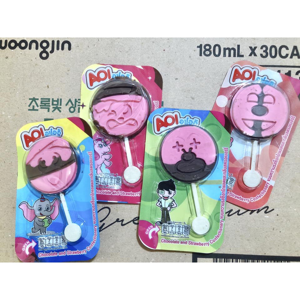 Kẹo chocolate dâu AOI