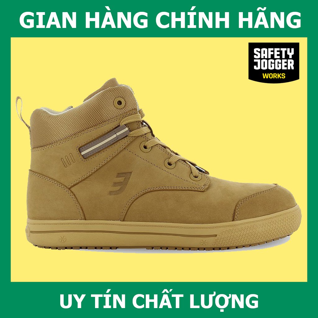 Giày Bảo Hộ Safety Jogger Cerro Da Chất Lượng Cao, Chống Va Đập Mạnh, Chống Đâm Xuyên