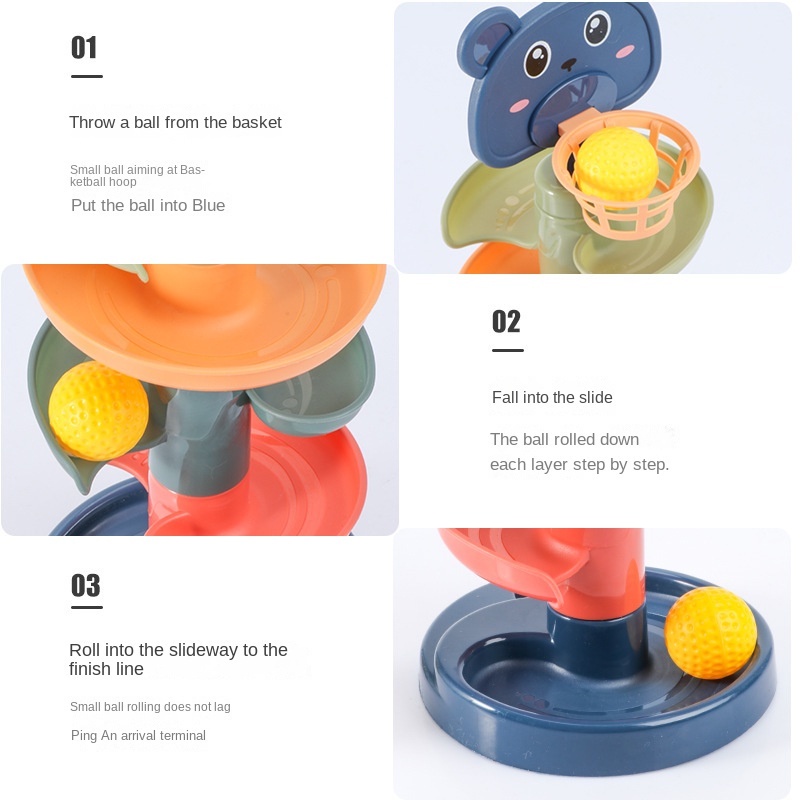 Đồ Chơi Tháp Bóng Rổ Giscoo Vui Nhộn Giáo Dục Sớm Cho Bé