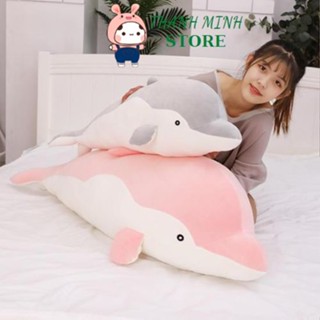 Gấu Bông Hình Con Cá Heo Đủ Màu Siêu Dễ Thương Đủ Màu Đủ Size Cho Bé THANH MINH STORE