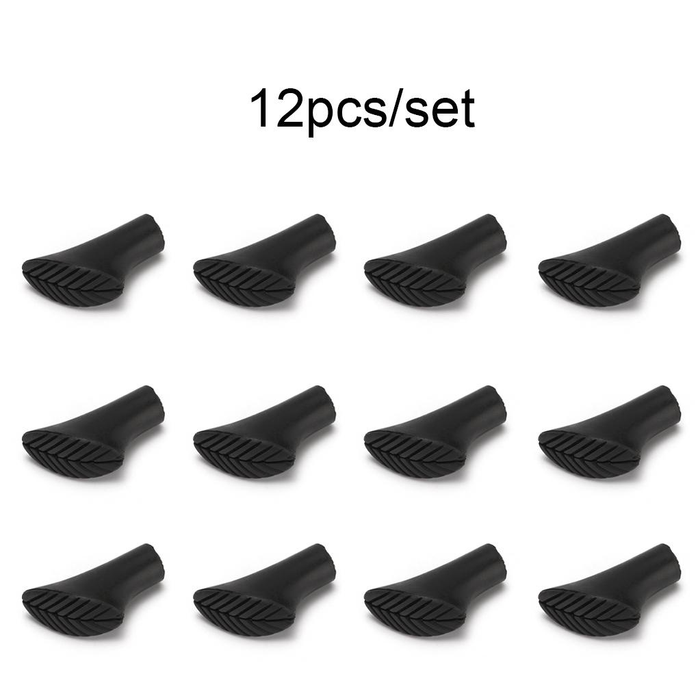 Set 12 Đệm Bảo Vệ Gậy Đi Bộ / Cắm Trại Chống Trượt Tùy Chỉnh Tiện Dụng