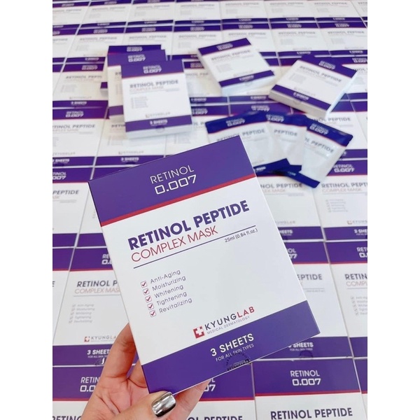 Mặt nạ hoàng gia Retinol Peptide complex Kyunglab cấp ẩm dưỡng trắng mịn tái sinh làn da
