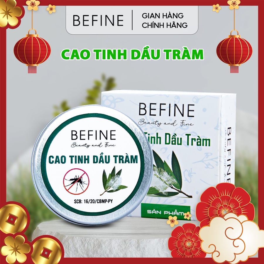 Cao tinh dầu tràm Befine - cao giữ ấm, giảm mẩn ngứa, tránh muỗi và côn trùng cho bé