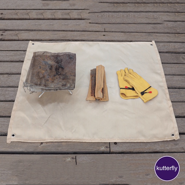 Kutterfly Thảm Lót Lò Nướng Bbq Chống Cháy Kèm Túi Đựng Tiện Lợi