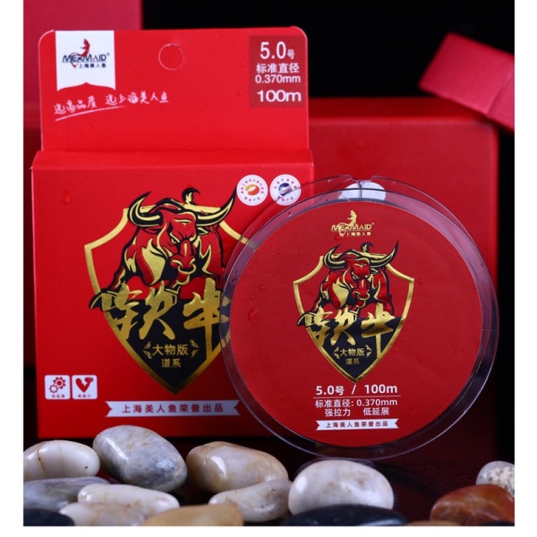 Cước Trục, Thẻo Thiết Ngưu Chính Hãng Cuộn 100m - Dây Câu Cá Săn Hàng