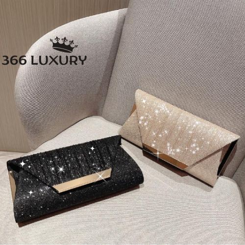 Túi Clutch Nữ Cầm Tay Sang Trọng Đi Dự Tiệc Cưới Bling Bling ,Ví Bóp Tiểu Thư Kim Sa Thời Trang Đính Đá Lấp Lánh Cao Cấp