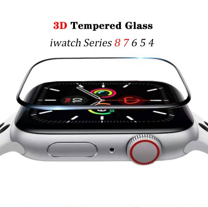 Kính Cường Lực 3d Bảo Vệ Màn Hình Đồng Hồ Thông Minh apple watch ultra 2 series 9 8 7 49mm 41mm 45mm 6 5 4 3 2 1 se 2022 44mm 42mm 40mm 38mm