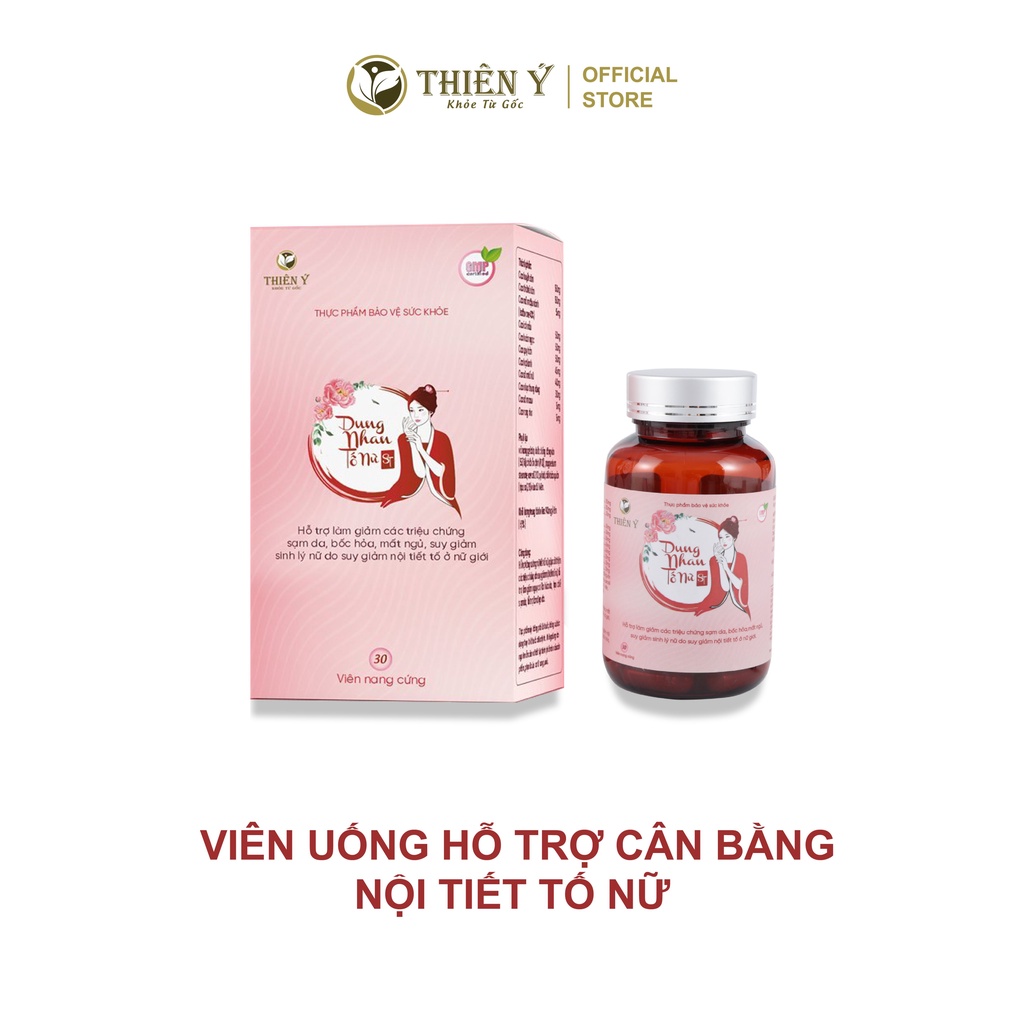 [Mua 4 tặng 1]Combo 4 Hộp Viên Uống Dung Nhan Tố Nữ ST Thiên Ý Cải Thiện Nội Tiết Tố Nữ Hộp 30 Viên