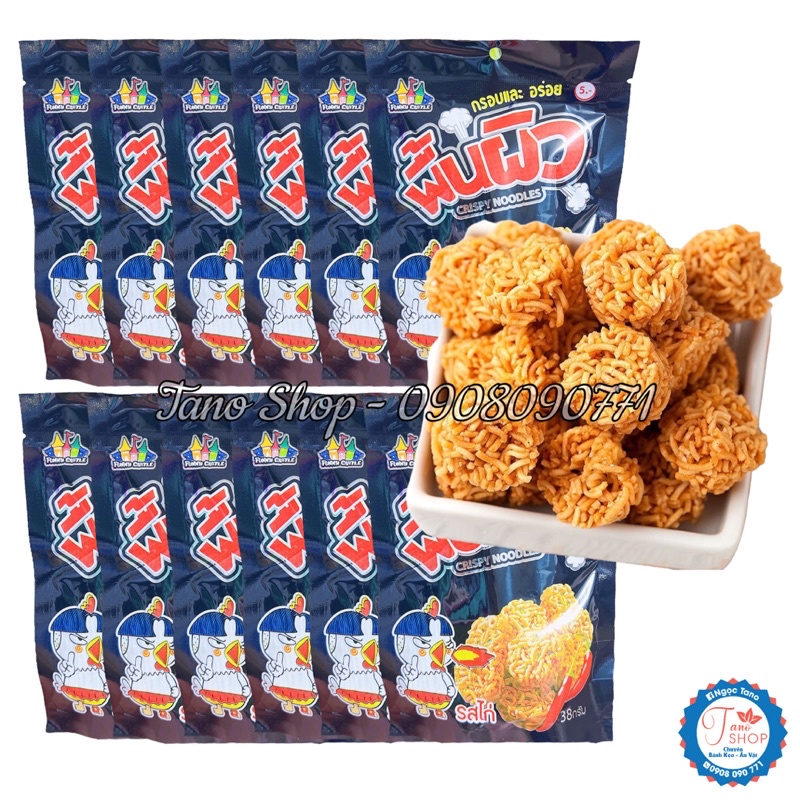 Snack mì viên gà cay Thái Lan, ăn vặt ngon rẻ Sài Gòn