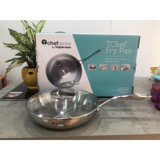 Chảo Tupperware T Chef Series Frypan 24cm (nắp kính)