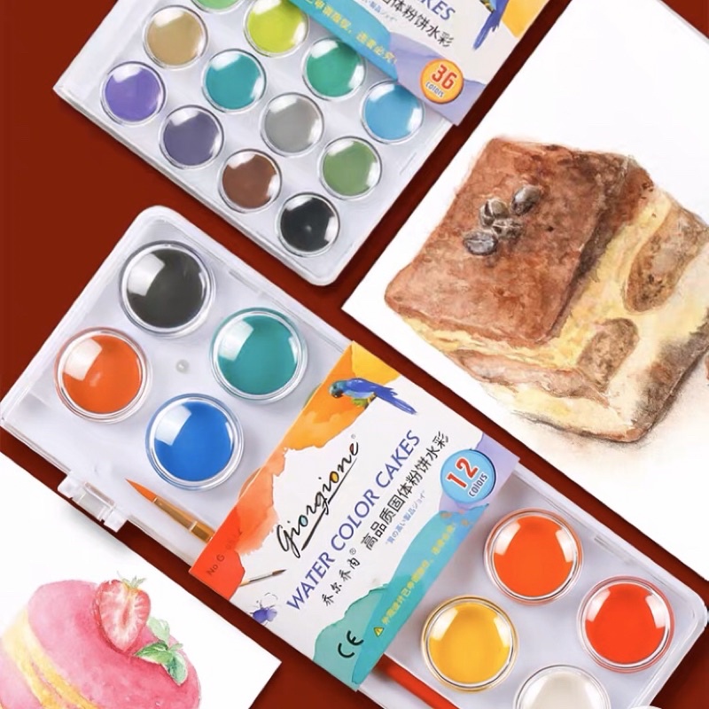 Màu nước Giorgione 12/16/24/36 màu