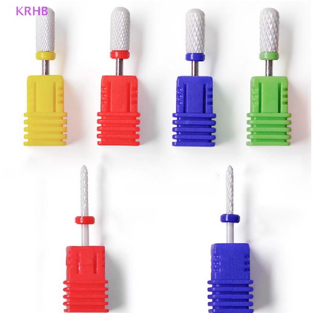 Mũi Khoan Móng Bằng Sứ Đầu Phẳng 3 / 32 &quot;Mới