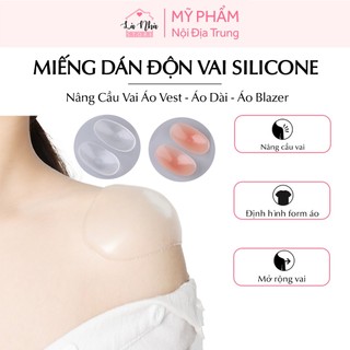  Miếng độn vai nữ độn vai nam dán độn vai áo vest bằng silicone đồ đệm lót vai áo nâng cầu vai áo dài áo blazer. 