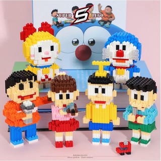 Mô hình lắp ráp mini doraemon anime 3d cute Teemo LG-35
