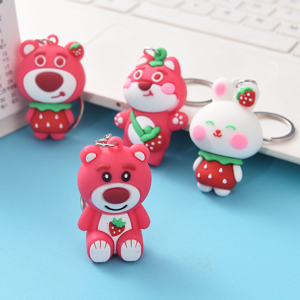 Móc khóa Gấu dâu mới dễ thương MK19