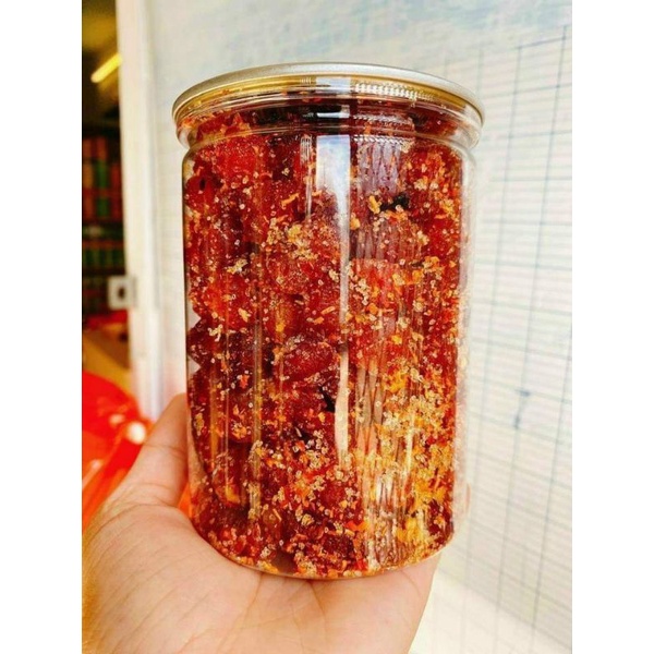 Chùm ruộc sấy chanh muối hũ 500gr/250gr vị chua ngọt siêu ngon