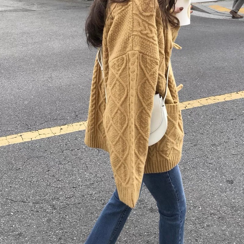 Áo khoác len - Áo khoác Cardigan len dày dặn