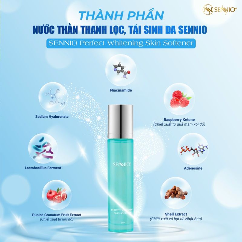 Nước Hoa Hồng Cấp Ẩm Se Khít Lỗ Chân Lông Dành Cho Da Dầu Mụn Perfect Whitening Skin Softner  150ml BDL150