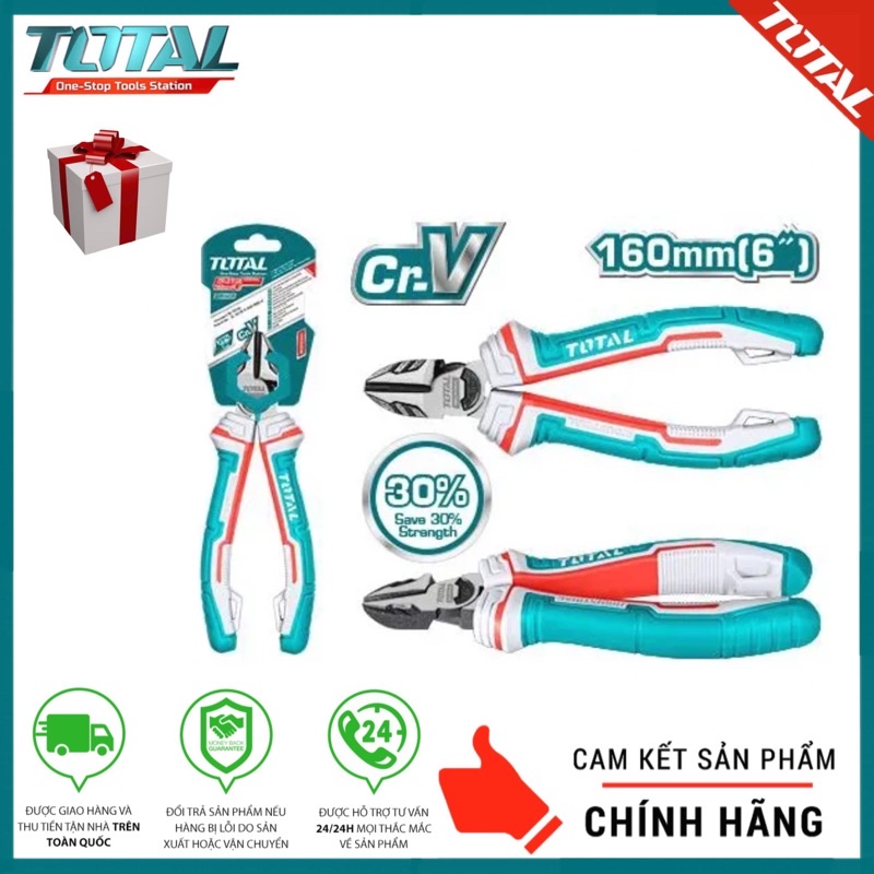 ĐỒ NGHỀ TOTAL Kềm cắt cao cấp 6”/160MM THT230606S