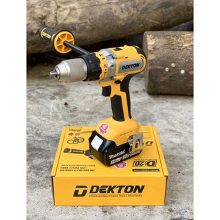 Thân máy khoan pin dekton 13mm sử dụng chân pin thông dụng makita d20- id1390bl