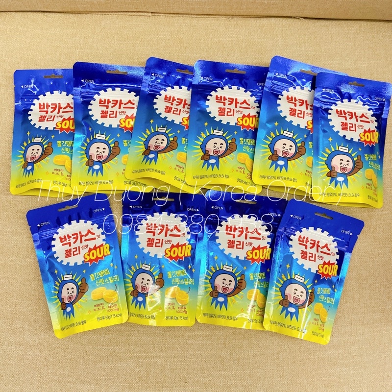 Các loại kẹo chip chip Hàn Quốc. Đủ các vị 한국 젤리.