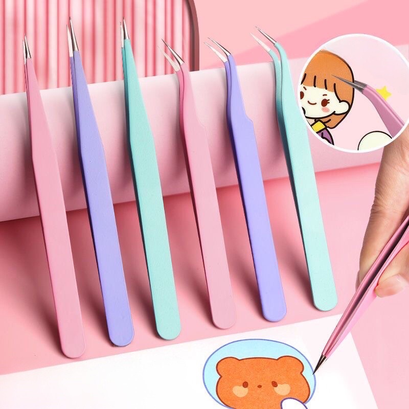 [ DaVinci ] Nhíp gắp Sticker Washi Tape nhiều màu pastel