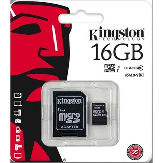 Thẻ nhớ microsd 16g kingston box class10 80mb/s công ty