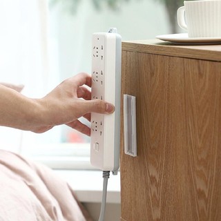 New 4pcs Self-adhesive Desktop Socket Fixer Power Strip Fixing Wall Sticker