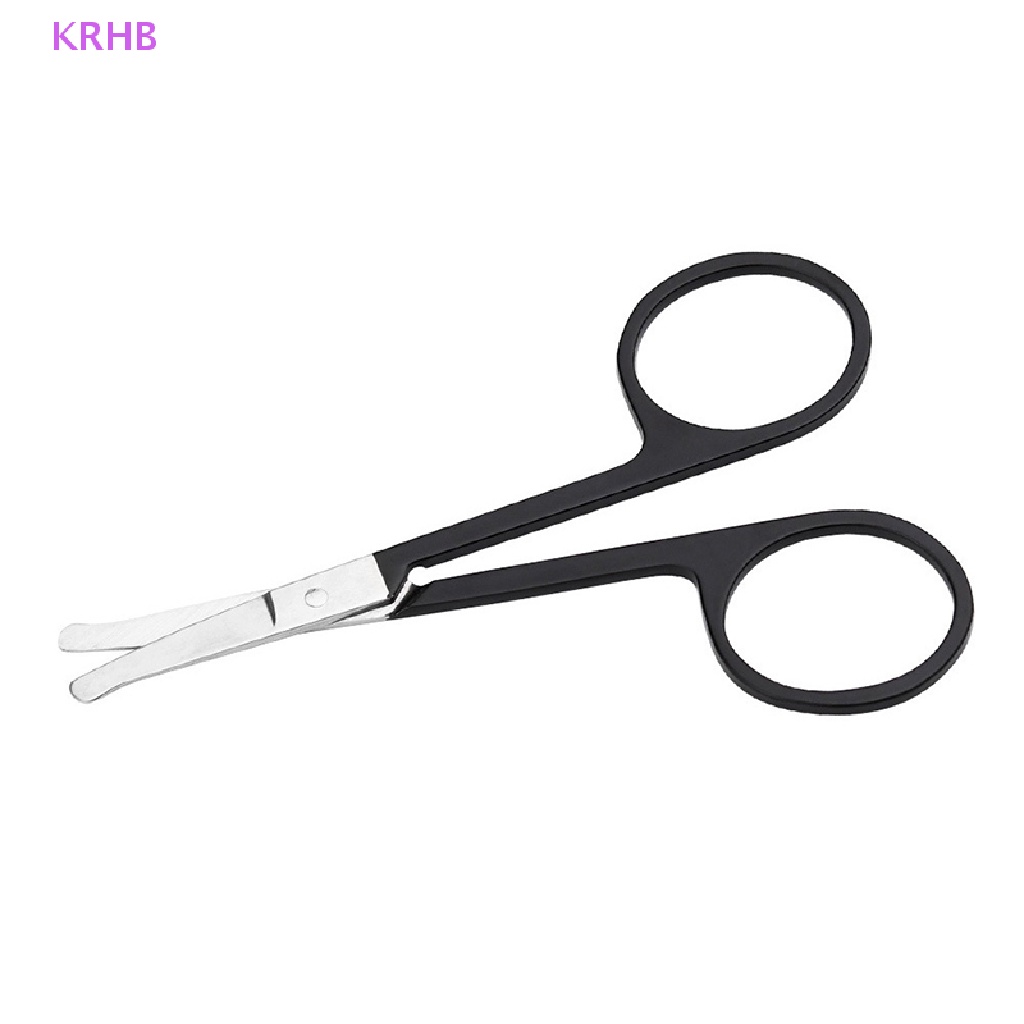 1 Dụng Cụ Tỉa Lông Mũi Và Lông Mày Đầu Tròn Bằng Thép Không Gỉ KRHB 1 Mới