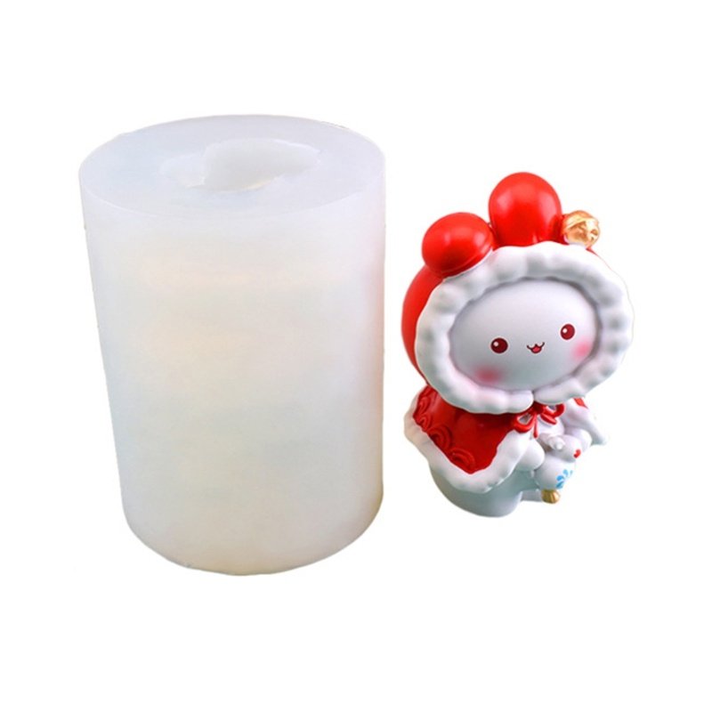 Khuôn Làm Nến / Xà Phòng Hình Thỏ 3D Bằng Nhựa Epoxy Độc Đáo