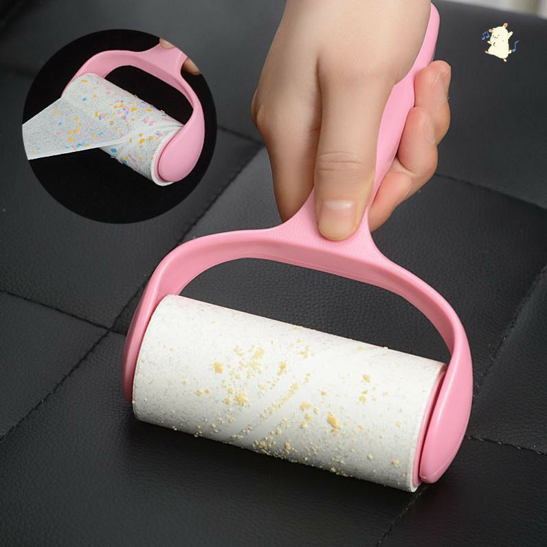 Cây Lăn Bụi Làm Sạch Quần Áo, Chăn Nệm, Sofa, Lông Chó Mèo Tái Sử Dụng ( tặng kèm 2 cuộn lõi )