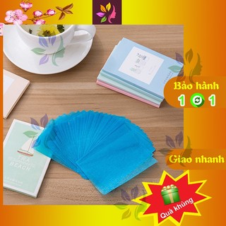Giấy thấm dầu gói 50 miếng hút dầu, mồ hôi, làm sạch da nhờn