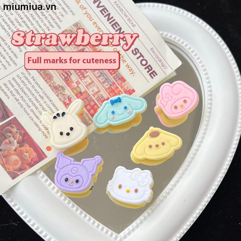 miumiuaKẹp Tóc Trang Trí Hình Bánh Quy Sanrio Dễ Thương Thời Trang Mùa Thu 2022