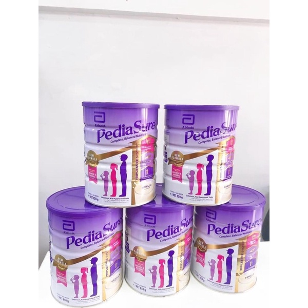 Sữa Bột PediaSure Úc Vanilla Nắp Tím 850G