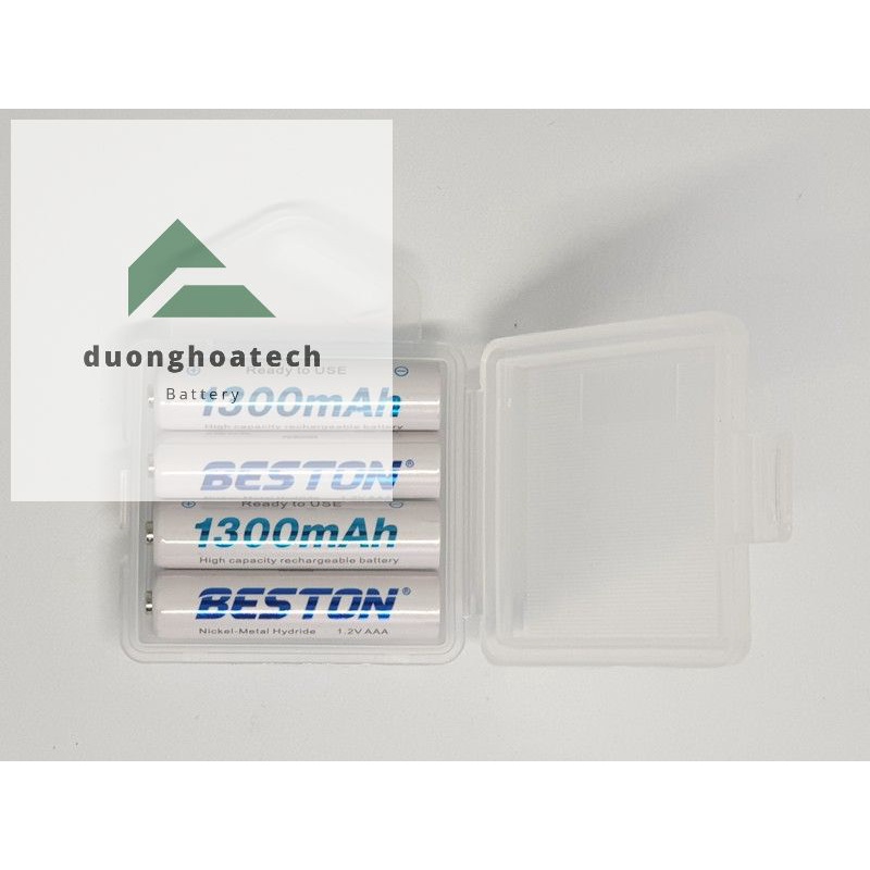 Combo 4 Viên Pin Sạc BESTON AAA 1300mAh 1.2V - HÀNG CÔNG TY CHÍNH HÃNG