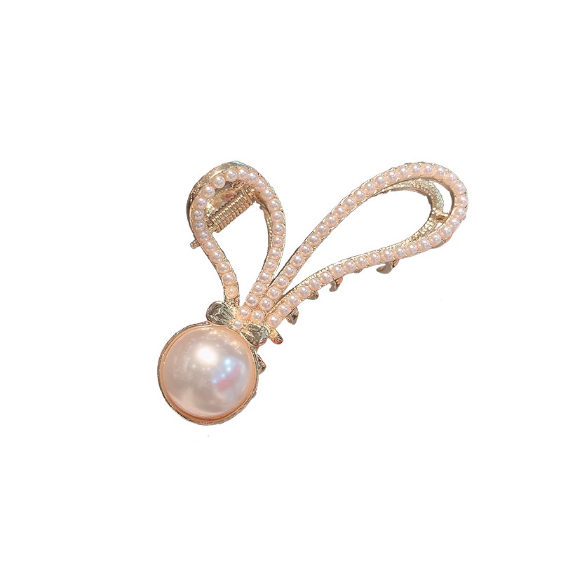 Kẹp Tóc Hình Tai Thỏ Đính Đá Thời Trang Hàn Quốc Dành Cho Nữ