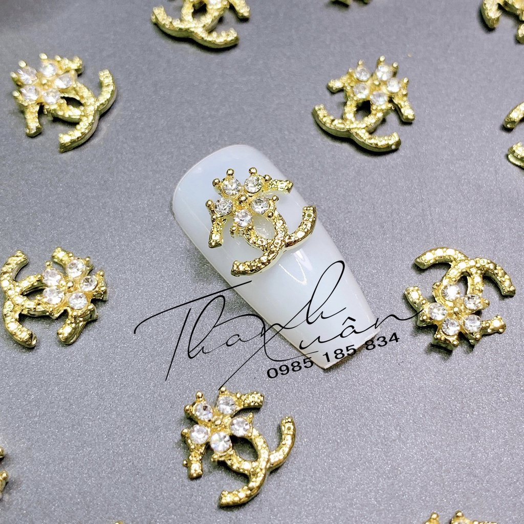 [charm nail] charm hiệu chữ X cao cấp