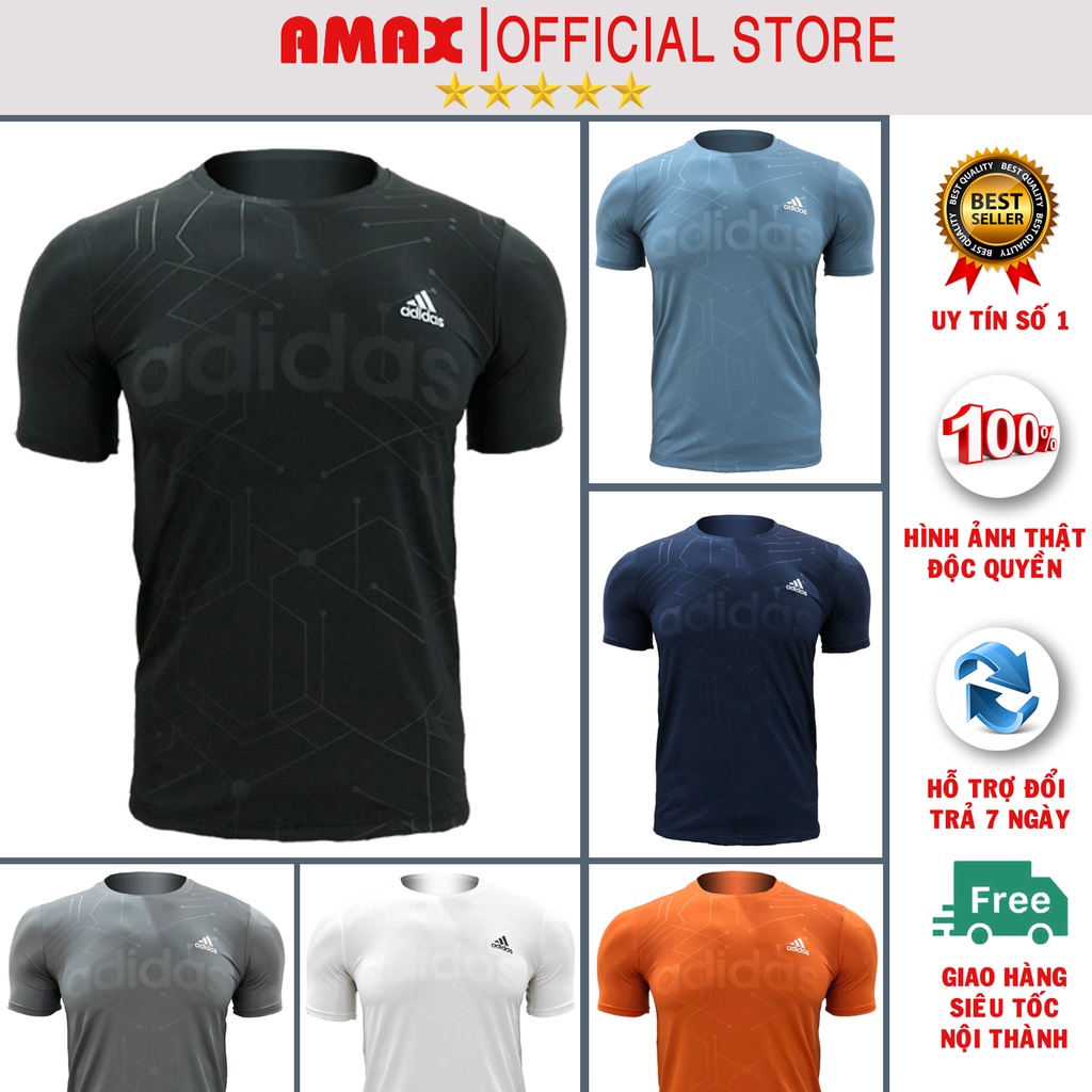 Áo thun nam thể thao adi.das tay ngắn cổ tròn đẹp cao cấp áo phông nam thun lạnh có size lớn big size cho người mập