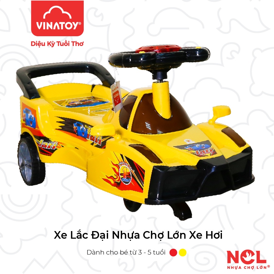 Xe Lắc Đại Nhựa Chợ Lớn hình Xe Hơi - M1268-X3B