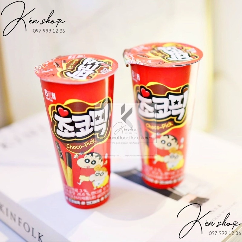Bánh que chấm choco pick Haitai Hàn Quốc cho bé