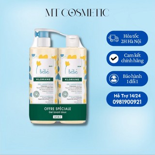 Combo 2 chai sữa tắm Klorane bebe dành cho bé