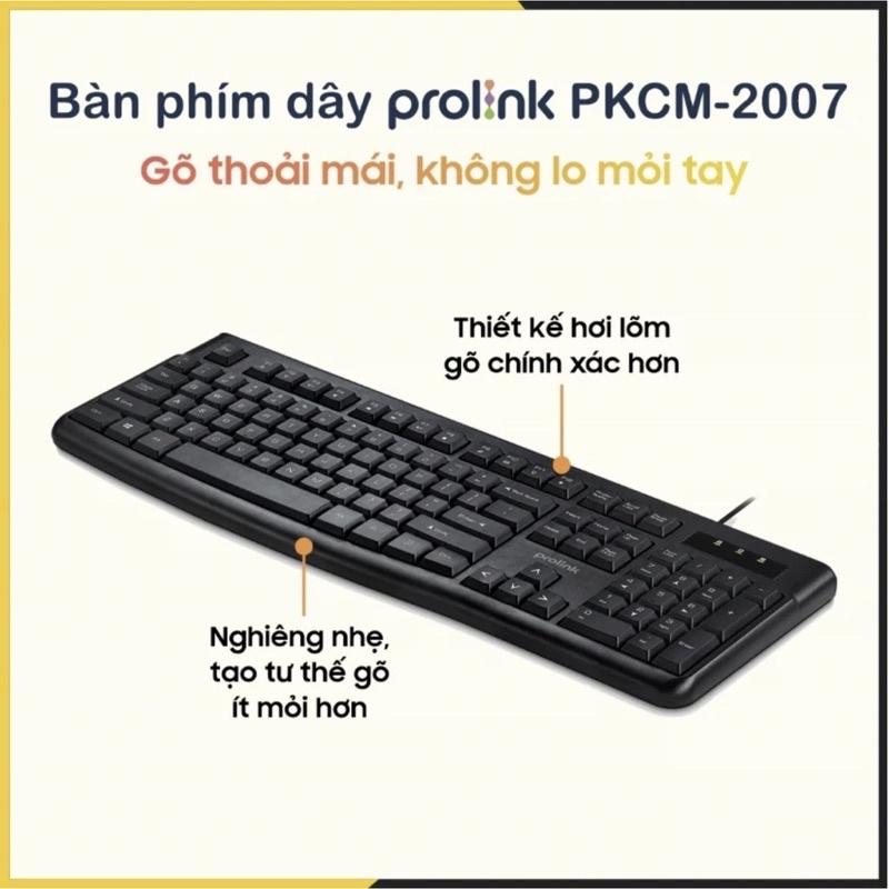 Bàn phím Prolink PKCM-2007