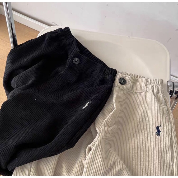 Quần Dài Lacos Quần Nhung Tăm Xuất Dư Loại 1 Cao Cấp Cho Bé Từ 8Kg Đến 32Kg Thời Trang Trẻ Em Chaarlie.store