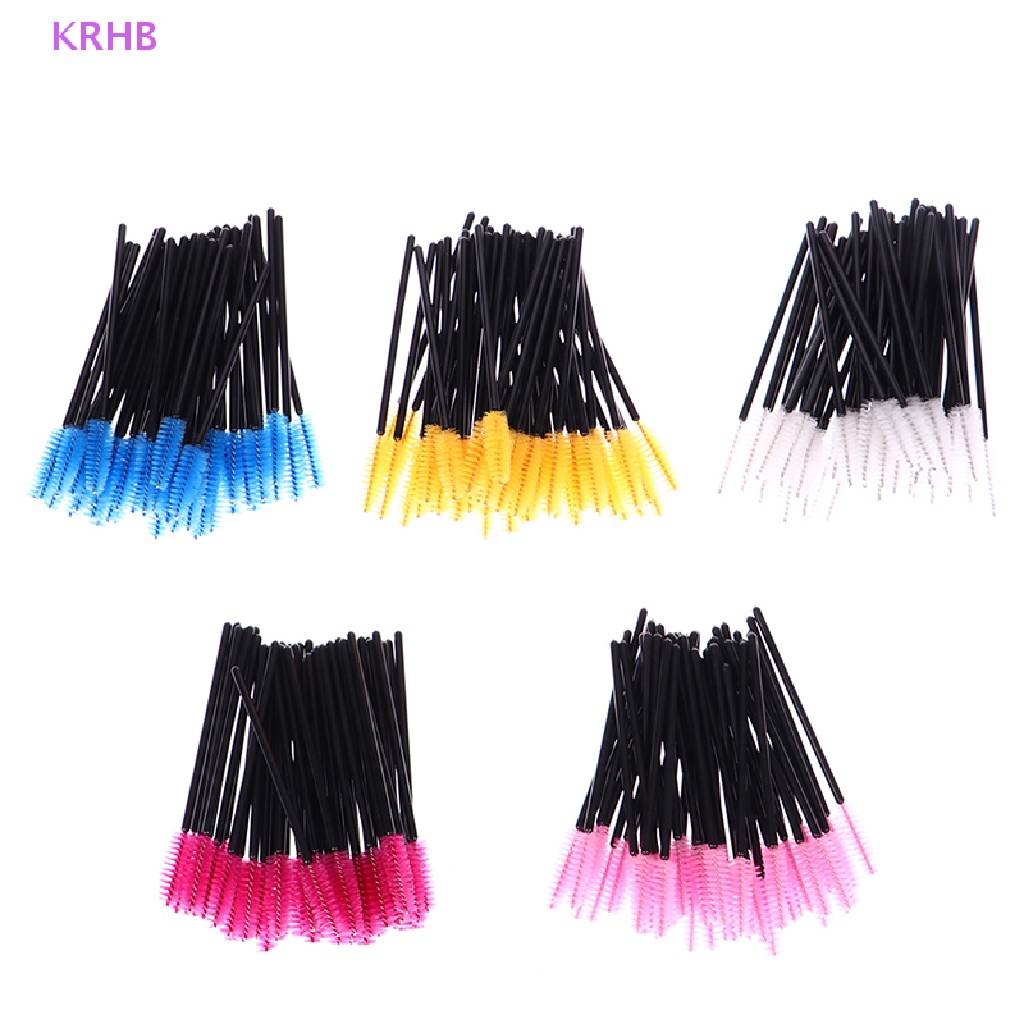 Set 50 Cọ Chải Lông Mi Bằng Nhựa Sử Dụng Một Lần Tiện Lợi Mới