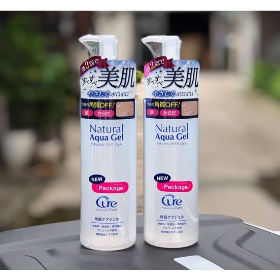 Gel Tẩy Da Chết Tẩy Tế Bào Chết Cure Natural Aqua Gel 250gr - Nội Địa Nhật